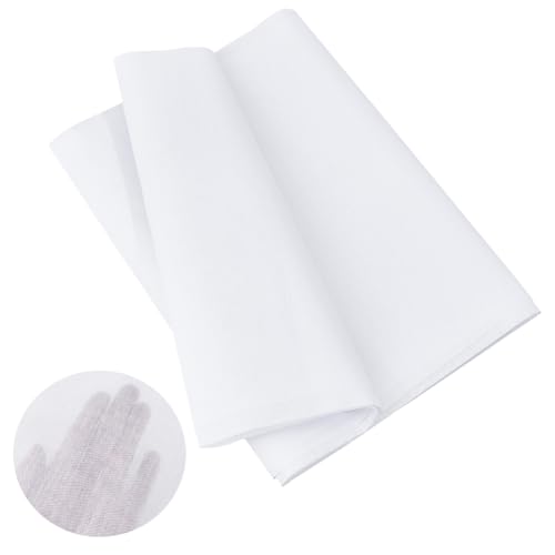 AHANDMAKER Einlagestoff Zum Nähen 44.5x39 zoll Weiß Zum Aufbügeln Vlies Einlage Einseitiger Einlagestoff Futterstoff Für Blusen Und Hemden AHANDMAKER Einlagestoff Zum Nähen 44.5x39 zoll Weiß Zum Aufbügeln Vlies Einlage Einseitiger Einlagestoff Futterstoff Für Blusen Und Hemden von AHANDMAKER