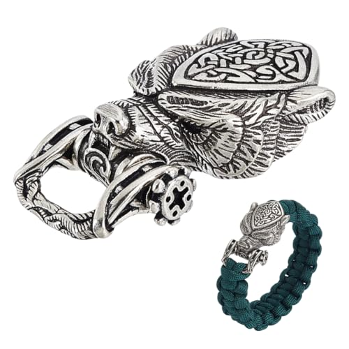 AHANDMAKER Messing Kordelschnallen Wolfskopfperlen Vintage Verschlüsse Seilherstellung Schnallen Tierkordelverschlüsse Befestigungselemente Zum Basteln Antik Silber Farbe AHANDMAKER Messing Kordelschnallen Wolfskopfperlen Vintage Verschlüsse Seilherstellung Schnallen Tierkordelverschlüsse Befestigungselemente Zum Basteln Antik Silber Farbe von AHANDMAKER