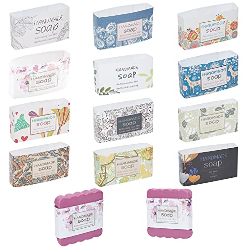 AHANDMAKER Seifenverpackung, 60 Stück 12 Stile handgemachte Seifenkarton-Anzeigekarten, Seifenpapier-Tag Seifenhüllen Abdeckungen für hausgemachte Seifenriegel-Verpackungsmaterialien AHANDMAKER Seifenverpackung, 60 Stück 12 Stile handgemachte Seifenkarton-Anzeigekarten, Seifenpapier-Tag Seifenhüllen Abdeckungen für hausgemachte Seifenriegel-Verpackungsmaterialien von AHANDMAKER