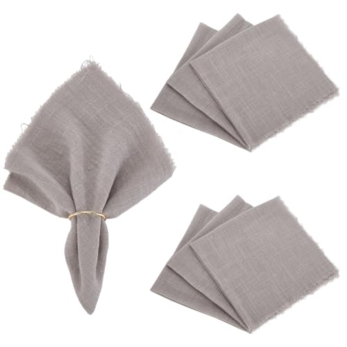 AHANDMAKER Stoffservietten 6er Set 17x17 Zoll Abendessenserviette Aus Baumwolle Tischset Für Restaurants Cocktails Tischservietten Für Thanksgiving Weihnachten Hochzeitsdekoration Dunkelgrau AHANDMAKER Stoffservietten 6er Set 17x17 Zoll Abendessenserviette Aus Baumwolle Tischset Für Restaurants Cocktails Tischservietten Für Thanksgiving Weihnachten Hochzeitsdekoration Dunkelgrau von AHANDMAKER