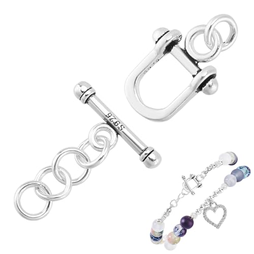 AHANDMAKER Toggle Haken 14.5x11.5mm 925 Sterling Silber Knebelverschlüsse Rechteck Knebelverschlüsse Schmuckverschluss T Stab Verschluss Endverschlüsse Verbinder Beschläge Für DIY Schmuckherstellung AHANDMAKER Toggle Haken 14.5x11.5mm 925 Sterling Silber Knebelverschlüsse Rechteck Knebelverschlüsse Schmuckverschluss T Stab Verschluss Endverschlüsse Verbinder Beschläge Für DIY Schmuckherstellung von AHANDMAKER