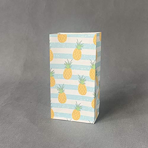 Geschenktasche,50 Stück Papiertüte Bunt ohne Griff Geschenke Paket Wandercamp Party Papiertüte Lebensmittelverpackung 23cmX12cmX7.5cm Ananas Geschenktasche,50 Stück Papiertüte Bunt ohne Griff Geschenke Paket Wandercamp Party Papiertüte Lebensmittelverpackung 23cmX12cmX7.5cm Ananas von AHECZZ