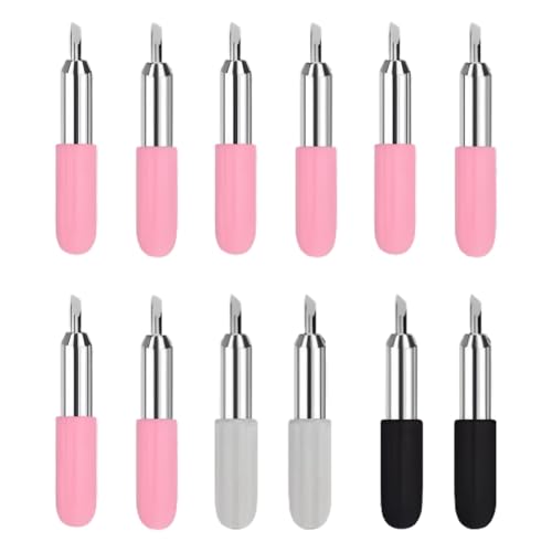 12 X Wolframstahl Schneidklingen Für Cricut Joy, Präzisionsschneidwerkzeuge Für Diy-Projekte, Unbehandelt, Mittenschnitt, Zentriert, Crafting Tool Accessory, Schneideplotter-Klingen 12 X Wolframstahl Schneidklingen Für Cricut Joy, Präzisionsschneidwerkzeuge Für Diy-Projekte, Unbehandelt, Mittenschnitt, Zentriert, Crafting Tool Accessory, Schneideplotter-Klingen von AHEJIOO