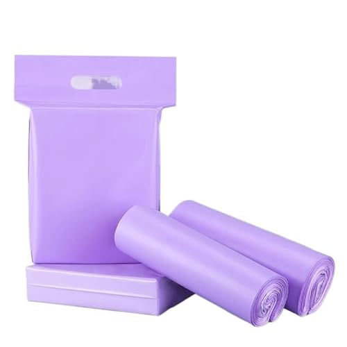 AHIOJEGX Versandtaschen 50 Stück lila tragbare Kurier-Versandtaschen, Verpackung, Poly-Paket, Selbstklebende Kunststoff-Mailing-Express-Tasche, Umschlag, Postbeutel(45x60CM 50PCS) von AHIOJEGX