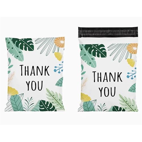 AHIOJEGX Versandtaschen 50 Teile/lose Mail Sack Taschen Verpackung Tasche wasserdichte Umschlag Giraffe Taschen 10 * 13 Zoll Kurier Tasche Bedrucken Logo Tasche(25.5X37cm 50pcs-01) von AHIOJEGX