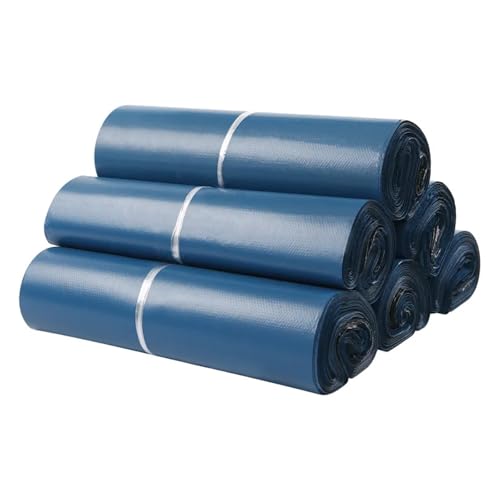 AHIOJEGX Versandtaschen Blaue Express-Verpackungstasche aus Kunststoff, wasserdichte Versandumschläge, Selbstklebende Posttaschen, Kleidung, Kurier-Aufbewahrungstaschen(45X65 cm 50pcs) von AHIOJEGX