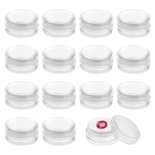 AHQiZFX 15 Stück Edelstein-Displaybox,Diamant Edelstein Schaukasten,Kunststoff Kleine Schmuckschatulle,Acryl Perlen Aufbewahrungsbehälter,für Bare Stone Nackter Diamant Münzen Schmuck Perlen Kristall AHQiZFX 15 Stück Edelstein-Displaybox,Diamant Edelstein Schaukasten,Kunststoff Kleine Schmuckschatulle,Acryl Perlen Aufbewahrungsbehälter,für Bare Stone Nackter Diamant Münzen Schmuck Perlen Kristall von AHQiZFX