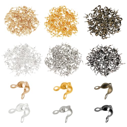 AHQiZFX 600 Stück Quetschperlen,Clamshell Perlenspitzen,Edelstahl Quetsch Perlen Spitzen,Perlen Verschlüsse,Quetschkalotten,Biegeringe,Crimpenden,für DIY Armband Halsketten Schmuckherstellung Zubehör AHQiZFX 600 Stück Quetschperlen,Clamshell Perlenspitzen,Edelstahl Quetsch Perlen Spitzen,Perlen Verschlüsse,Quetschkalotten,Biegeringe,Crimpenden,für DIY Armband Halsketten Schmuckherstellung Zubehör von AHQiZFX