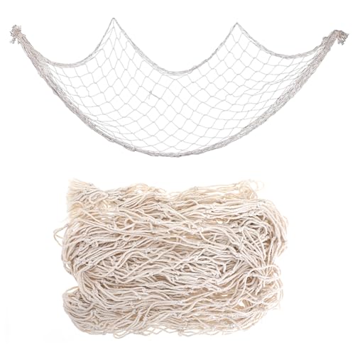 AHQiZFX Fischnetz-Deko,100X200cm Nautisches Fischnetz,Maritime Fischerei Deko Outdoor,Mediterranen Stil Fischerei Deko,Hängendes Fotonetz,für Zuhause Wohnzimmer Wandbehänge Fotografie Bar Party-Beige AHQiZFX Fischnetz-Deko,100X200cm Nautisches Fischnetz,Maritime Fischerei Deko Outdoor,Mediterranen Stil Fischerei Deko,Hängendes Fotonetz,für Zuhause Wohnzimmer Wandbehänge Fotografie Bar Party-Beige von AHQiZFX