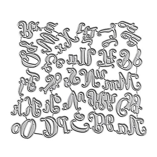 26 Buchstaben-Stanzformen, Kleinbuchstaben, 26 Alphabet-Stanzformen, Metallprägungsschablonen, Vorlagenform für Karten, Scrapbooking und Bastelarbeiten, Album, Papier, Kartendekoration 26 Buchstaben-Stanzformen, Kleinbuchstaben, 26 Alphabet-Stanzformen, Metallprägungsschablonen, Vorlagenform für Karten, Scrapbooking und Bastelarbeiten, Album, Papier, Kartendekoration von AHTOLS