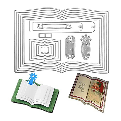 Stanzformen für Bücher, Lesezeichen, Etiketten, Banner, Stanzformen, Metallprägeschablonen für Karten, Scrapbooking und Bastelarbeiten, Album, Papierkarten, Dekoration Stanzformen für Bücher, Lesezeichen, Etiketten, Banner, Stanzformen, Metallprägeschablonen für Karten, Scrapbooking und Bastelarbeiten, Album, Papierkarten, Dekoration von AHTOLS