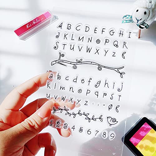 Zweig 26 Alphabet Klar Stempel Arabische Ziffern Muster Transparent Siegel Silikon Klar Stempel für Urlaub Karten Herstellung Dekoration und DIY Scrapbooking Album DIY Handwerk Zweig 26 Alphabet Klar Stempel Arabische Ziffern Muster Transparent Siegel Silikon Klar Stempel für Urlaub Karten Herstellung Dekoration und DIY Scrapbooking Album DIY Handwerk von AHTOLS