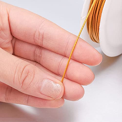 AHUI 1 Rolle 0,3 / 0,45 / 0,5 / 0,6 mm widerstandsfähiger Draht, Edelstahldraht, Tigerschwanz, für Schmuckherstellung AHUI 1 Rolle 0,3 / 0,45 / 0,5 / 0,6 mm widerstandsfähiger Draht, Edelstahldraht, Tigerschwanz, für Schmuckherstellung von AHUI