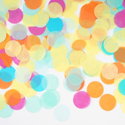 AIBAOBAO 5000 Stück Konfetti Geburtstag Bunt Groß 50g, 2.5cm, Mehrfarbig Runde Streudeko, Konfetti für Geburtstag Hochzeit Party Luftballons Tisch Baby Shower Weihnachten Deko AIBAOBAO 5000 Stück Konfetti Geburtstag Bunt Groß 50g, 2.5cm, Mehrfarbig Runde Streudeko, Konfetti für Geburtstag Hochzeit Party Luftballons Tisch Baby Shower Weihnachten Deko von AIBAOBAO