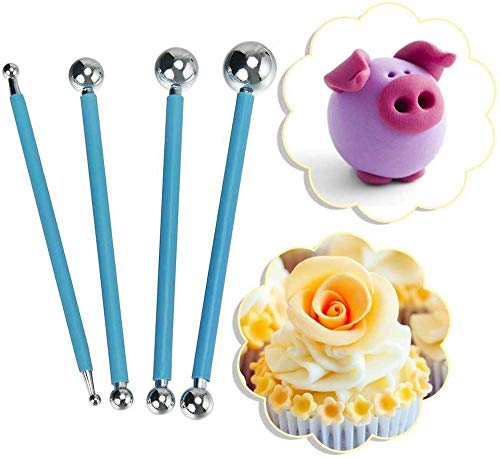 AIBER DIY Kuchen-Werkzeug, Metallkugel-Stift, Ton, Keramik, Puppe, Modellierwerkzeuge AIBER DIY Kuchen-Werkzeug, Metallkugel-Stift, Ton, Keramik, Puppe, Modellierwerkzeuge von AIBER