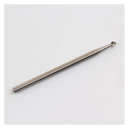 AICVV 1-6pcs 0.3-2.3mm Ball Burs Tungsten Steel Engraving Carving Knife 2.35 Shank End Mill Router Bit Wood Milling Cutter von AICVV