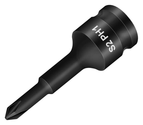 AICVV 1Pc 3/8 Screwdriver Bit Drive Socket Adapter PH1-PH4 PZ1-PZ4 SL3-SL8 Head for Electric Drill Power Tool Parts von AICVV