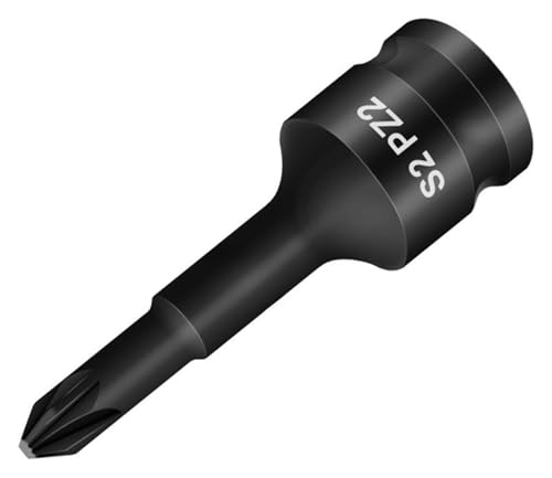 AICVV 1Pc 3/8 Screwdriver Bit Drive Socket Adapter PH1-PH4 PZ1-PZ4 SL3-SL8 Head for Electric Drill Power Tool Parts von AICVV