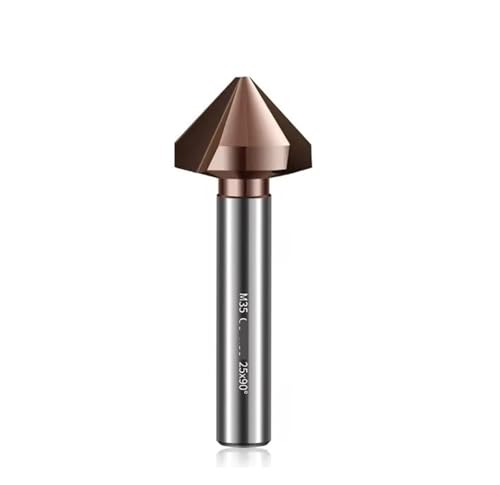AICVV Tungsten Steel Carbide 90-Degrees Chamfering Cutter 4.5mm-35.0mm Containing Cobaltbit Countersunk Drill Bit 3-Flutes von AICVV