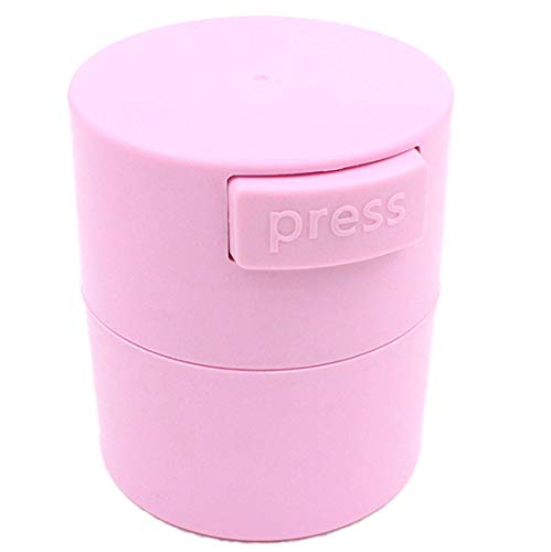 AID Wimpernkleber Aufbewahrungsbehälter Wimpern Kleber Ständer Aktivierte Versiegelte Box 4 Zellen Behälter Rosa von AID