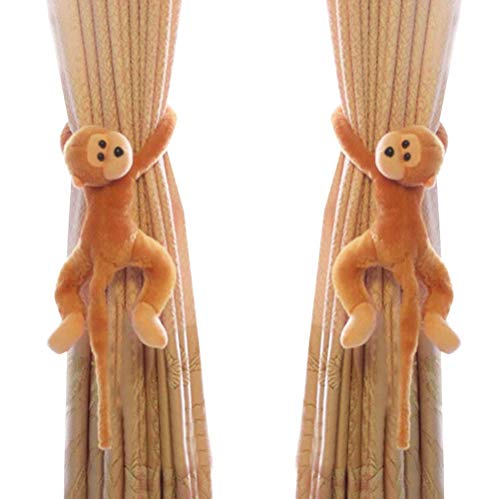 AIDIER 1 Paar Vorhang Raffhalter Haken AFFE Vorhang Clips Seil Tier Vorhang Zubehör Halter Vorhang Holdback Dekorative Raffhalter Haken Spielzeug für Kinderzimmer Wohnzimmer Home Office Fenster Büro AIDIER 1 Paar Vorhang Raffhalter Haken AFFE Vorhang Clips Seil Tier Vorhang Zubehör Halter Vorhang Holdback Dekorative Raffhalter Haken Spielzeug für Kinderzimmer Wohnzimmer Home Office Fenster Büro von AIDIER