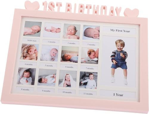 AIDIER Baby Bilderrahmen Erinnerung für Erste Jahr 12 Monate Fotorahmen Collage für 12 Fotos Fotocollage Baby Geburtsgeschenk für Neugeborene Babyparty Ersten Geburtstag Geschenke AIDIER Baby Bilderrahmen Erinnerung für Erste Jahr 12 Monate Fotorahmen Collage für 12 Fotos Fotocollage Baby Geburtsgeschenk für Neugeborene Babyparty Ersten Geburtstag Geschenke von AIDIER