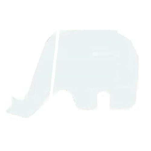 AIDIRui Schöne Elefanten-Dekor-Vorlage, Elefanten-Dekor, Elefanten-Küchendekoration, schöne Elefanten-Dekoration, Acryl-Vorlage, einfach zu installieren, 25,4 cm von AIDIRui