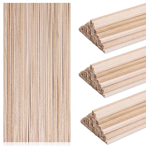 AIEX 150 Stück Holzstäbe, 3mm x 30,5 cm Bastelholz Stäbe Unbehandelte Hartholzstäbchen Natur rund Holzdübelstangen Lang für Holzhandwerk Dekorationen und Heimwerkerarbeiten AIEX 150 Stück Holzstäbe, 3mm x 30,5 cm Bastelholz Stäbe Unbehandelte Hartholzstäbchen Natur rund Holzdübelstangen Lang für Holzhandwerk Dekorationen und Heimwerkerarbeiten von AIEX