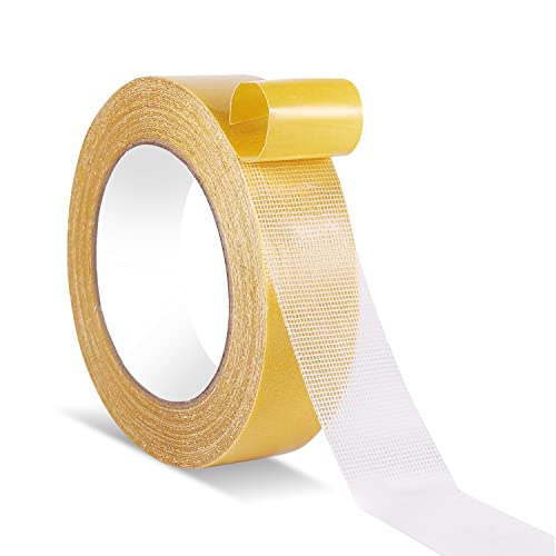 AIEX 1 Rolle Doppelseitiges Klebeband Strapazierfähig, 2,9cm x 30m Doppelseitiges Klebeband Extra Stark Klebeband Ablösbar Adhesive Tape Double Sided für Wände von AIEX