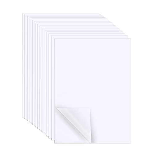 AIEX 18 Stück 29 x 21 cm A4 Blatt doppelseitiges Klebeband, weiße Bandbögen, strapazierfähiges Klebeband, Papier für die Herstellung von Bastelkarten AIEX 18 Stück 29 x 21 cm A4 Blatt doppelseitiges Klebeband, weiße Bandbögen, strapazierfähiges Klebeband, Papier für die Herstellung von Bastelkarten von AIEX