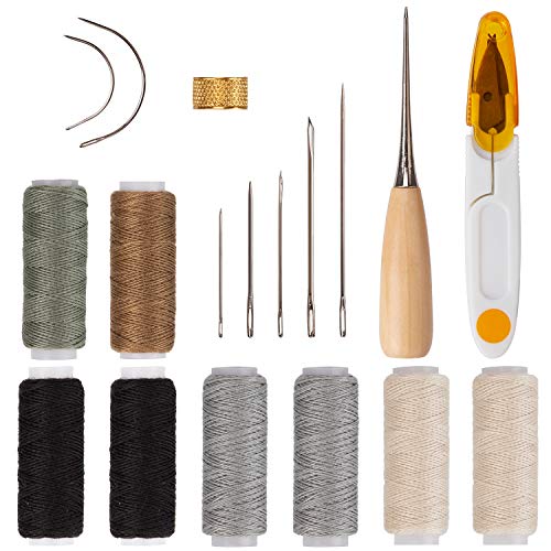 AIEX 18-teiliges Werkzeug für Lederreparatur, für Leder, Möbel, Teppich, Leinwand, Nähzubehör AIEX 18-teiliges Werkzeug für Lederreparatur, für Leder, Möbel, Teppich, Leinwand, Nähzubehör von AIEX