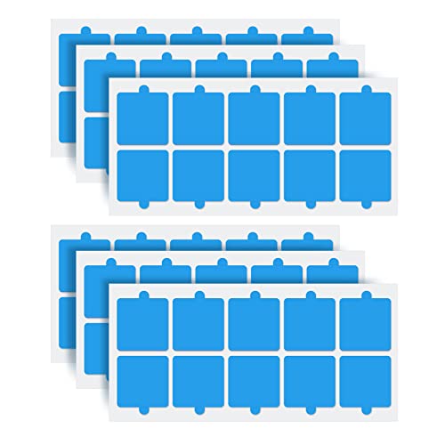 AIEX 60 Stück Doppelseitiges Klebeband, Montageband Doppelseitig, Doppelseitiges Klebepads, Doppelseitiges Schaumband für Wände Akustikschaumplatten (1,4 Zoll Quadrate) von AIEX