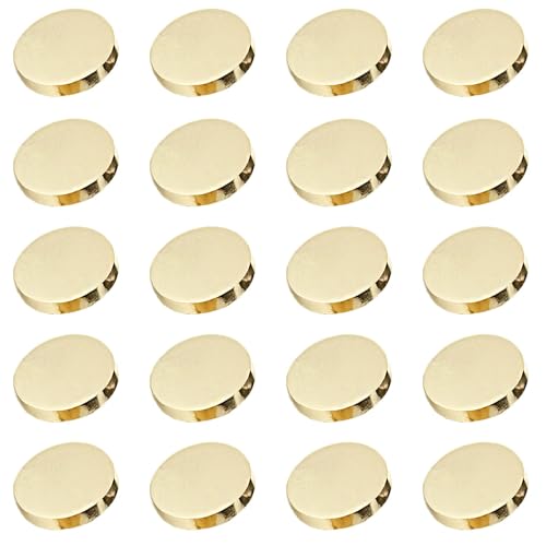 Metallknopf Flach Hohe Metallknöpfe Hemd Anzug Hosenknopf Anzug Mantelknopf 10mm Golden Jeansknöpfe Rund Annähen Knopf 20 Stück für Herren Damen Hemden Hosen Jacken Knöpfe Metallknopf Flach Hohe Metallknöpfe Hemd Anzug Hosenknopf Anzug Mantelknopf 10mm Golden Jeansknöpfe Rund Annähen Knopf 20 Stück für Herren Damen Hemden Hosen Jacken Knöpfe von AIGOUT