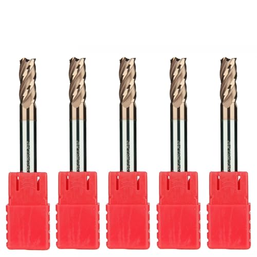Flachfräser VMH 4ECE 5 Stück Durchmesser 6 mm Länge 15 mm aus Hartmetall K30 für gehärtete Stähle bis 55HRC, 4 Schneiden mit Tisinbeschichtung, Profi Hochleistungsbohrer AIHCSAR-TOOL Flachfräser VMH 4ECE 5 Stück Durchmesser 6 mm Länge 15 mm aus Hartmetall K30 für gehärtete Stähle bis 55HRC, 4 Schneiden mit Tisinbeschichtung, Profi Hochleistungsbohrer AIHCSAR-TOOL von AIHCSAR-TOOL