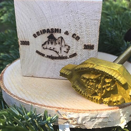 Branding Eisen Benutzerdefinierte Logo Holz Branding Eisen, Personalisierter Hitzestempel für Holz Leder Arbeiten Handgefertigtes Design für Geschenk (6,3 x 6,3 cm) von AIMOADO
