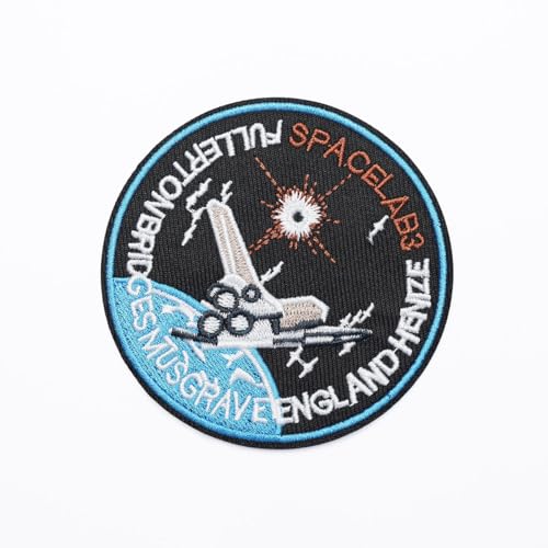 1 x bestickter Aufnäher mit Weltraumschiff-Motiv, für Kleidung, Hut, Tasche, Dekoration 1 x bestickter Aufnäher mit Weltraumschiff-Motiv, für Kleidung, Hut, Tasche, Dekoration von AIMPLANACT