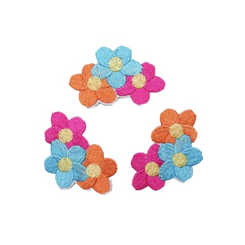 3 x Aufnäher mit Blumenstickerei, für Kleidung, Taschen, Schuhe, Hüte, Dekoration 3 x Aufnäher mit Blumenstickerei, für Kleidung, Taschen, Schuhe, Hüte, Dekoration von AIMPLANACT