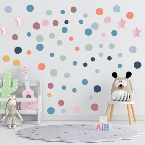 AINIUNIU 300 Stück Wandtattoo Punkt, Bunt Wandtattoo Wandsticker,Aquarell Polka Dots Wandaufkleber, Unregelmäßige Selbstklebend Kreise Wandtattoo für Mädchen Junge Schlafzimmer Babyzimmer Kinder AINIUNIU 300 Stück Wandtattoo Punkt, Bunt Wandtattoo Wandsticker,Aquarell Polka Dots Wandaufkleber, Unregelmäßige Selbstklebend Kreise Wandtattoo für Mädchen Junge Schlafzimmer Babyzimmer Kinder von AINIUNIU