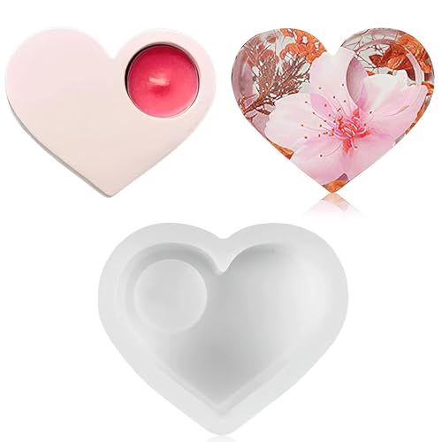 AINIUNIU Herz Teelichthalter Silikonform Kerzenhalter Resin Gießform, Kerzenformen Zum Gießen, 3D Kerzenhalter Silikonform Teelichthalter, Epoxidharz Form, DIY Handwerk Kerzenhalter AINIUNIU Herz Teelichthalter Silikonform Kerzenhalter Resin Gießform, Kerzenformen Zum Gießen, 3D Kerzenhalter Silikonform Teelichthalter, Epoxidharz Form, DIY Handwerk Kerzenhalter von AINIUNIU