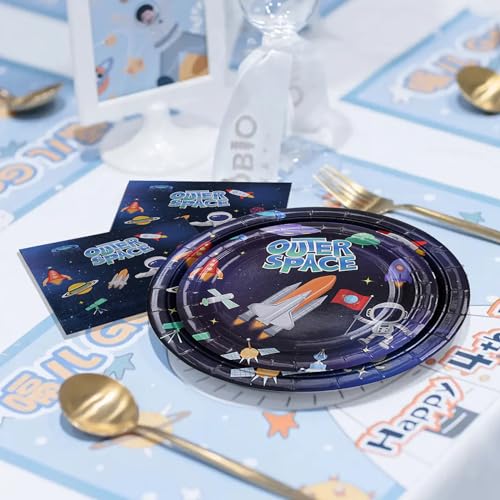 AINIUNIU Weltraum deko Partygeschirr Pappteller Servietten, Happy Birthday Deko Partyzubehör Pappteller für, Kindergeburtstag Party Dekoration Geburtstagsdeko 20 Gäste AINIUNIU Weltraum deko Partygeschirr Pappteller Servietten, Happy Birthday Deko Partyzubehör Pappteller für, Kindergeburtstag Party Dekoration Geburtstagsdeko 20 Gäste von AINIUNIU