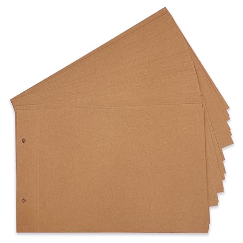AIOR Fotoalbum Kraftpapier Seiten 28 x 18 cm, Nachfüll Seiten für Scrapbook Album, Geeignet für Adventure Book, 40pcs AIOR Fotoalbum Kraftpapier Seiten 28 x 18 cm, Nachfüll Seiten für Scrapbook Album, Geeignet für Adventure Book, 40pcs von AIOR