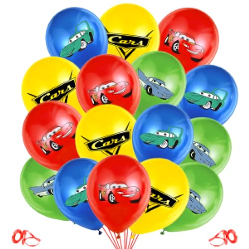 Racing car Geburtstag decoration, Cars Party liefert Luftballons set 50 pcs, Cars Luftballons, Cars Geburtstag Luftballons, Cars Latex Luftballon, Cars Partyzubehör, Kindergeburtstagsfeier von AIOSUY