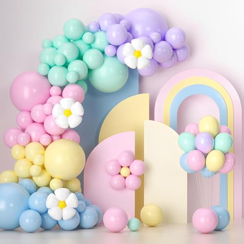 Pastell Luftballons Girlande Kit -136Pcs Gänseblümchen Blume Pastell Ballons Girlande für Baby Dusche Gänseblümchen Thema Hochzeit Mädchen Geburtstag Party Dekoration Pastell Luftballons Girlande Kit -136Pcs Gänseblümchen Blume Pastell Ballons Girlande für Baby Dusche Gänseblümchen Thema Hochzeit Mädchen Geburtstag Party Dekoration von AIOZX