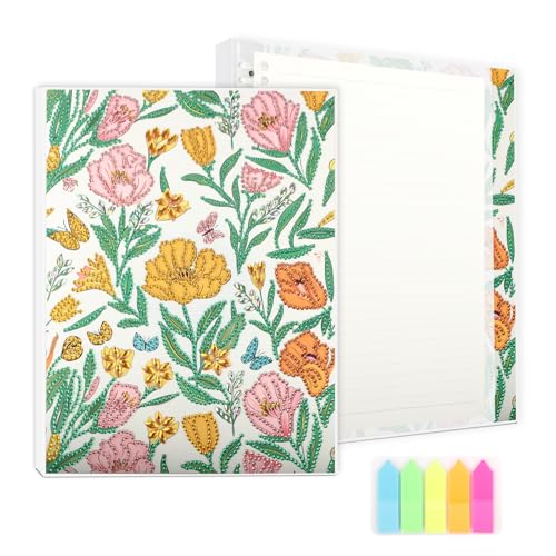 AIRDEA 120 Seiten 205 x 275 mm Liniert Diamond Painting Notizbuch, Collegeblock Notebook Diamond Painting Erwachsene, Ringbuch Notizbuch Spiralblock, Rosa Tulpe AIRDEA 120 Seiten 205 x 275 mm Liniert Diamond Painting Notizbuch, Collegeblock Notebook Diamond Painting Erwachsene, Ringbuch Notizbuch Spiralblock, Rosa Tulpe von AIRDEA