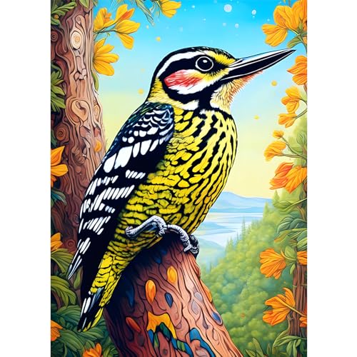 AIRDEA 30x40cm Diamond Painting Erwachsene, Gelbbauchspechtvogel 5D Diamond Painting Bilder Erwachsene, DIY Diamantmalerei Bastel Set Nach Zahlen Heimdekor Geschenk AIRDEA 30x40cm Diamond Painting Erwachsene, Gelbbauchspechtvogel 5D Diamond Painting Bilder Erwachsene, DIY Diamantmalerei Bastel Set Nach Zahlen Heimdekor Geschenk von AIRDEA