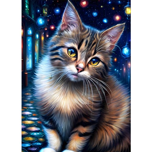 AIRDEA 30x40cm Diamond Painting Erwachsene, Schwarze süße Kätzchenkatze 5D Diamond Painting Bilder Erwachsene, DIY Diamantmalerei Bastel Set Nach Zahlen Heimdekor Geschenk AIRDEA 30x40cm Diamond Painting Erwachsene, Schwarze süße Kätzchenkatze 5D Diamond Painting Bilder Erwachsene, DIY Diamantmalerei Bastel Set Nach Zahlen Heimdekor Geschenk von AIRDEA