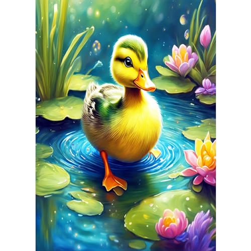 AIRDEA 5D Entenlotosteich Diamond Painting Erwachsene, DIY Diamond Painting Bilder Erwachsene, Diamantmalerei Bastel Set Nach Zahlen Heimdekor Geschenk 30x40cm AIRDEA 5D Entenlotosteich Diamond Painting Erwachsene, DIY Diamond Painting Bilder Erwachsene, Diamantmalerei Bastel Set Nach Zahlen Heimdekor Geschenk 30x40cm von AIRDEA