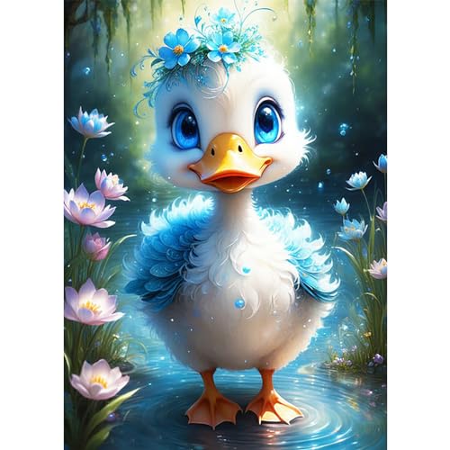 AIRDEA 5D Niedlicher Entenlotus Diamond Painting Erwachsene, DIY Diamond Painting Bilder Erwachsene, Diamantmalerei Bastel Set Nach Zahlen Heimdekor Geschenk 30x40cm AIRDEA 5D Niedlicher Entenlotus Diamond Painting Erwachsene, DIY Diamond Painting Bilder Erwachsene, Diamantmalerei Bastel Set Nach Zahlen Heimdekor Geschenk 30x40cm von AIRDEA