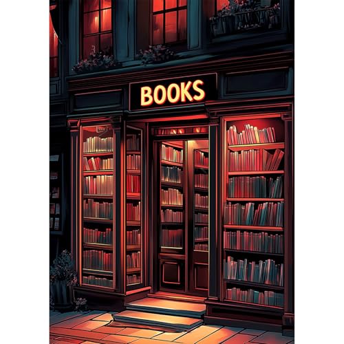 AIRDEA Vintage-Buchhandlung Diamond Painting Erwachsene, DIY 5D Bücher Diamant Painting Bilder, Bastelset Erwachsene Frauen als Haus Wanddeko 30x40 cm AIRDEA Vintage-Buchhandlung Diamond Painting Erwachsene, DIY 5D Bücher Diamant Painting Bilder, Bastelset Erwachsene Frauen als Haus Wanddeko 30x40 cm von AIRDEA
