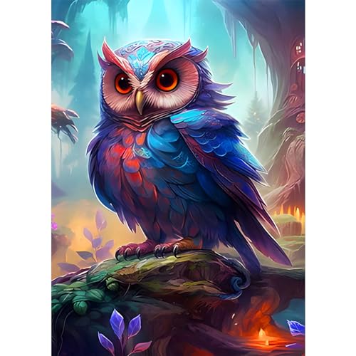 AIRDEA DIY Eule Diamond Painting Set Erwachsene Kinder, Diamant Painting Bilder 5D Traumland Diamant Kunst Blumen Diamant Malerei Set Cross Stickerei Malerei Kits für Heimdekor 30x40 cm AIRDEA DIY Eule Diamond Painting Set Erwachsene Kinder, Diamant Painting Bilder 5D Traumland Diamant Kunst Blumen Diamant Malerei Set Cross Stickerei Malerei Kits für Heimdekor 30x40 cm von AIRDEA